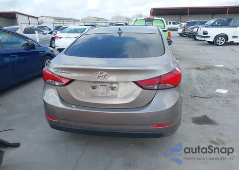 2016 Hyundai Elantra Value Edition из США, поврежденный, VIN 5NPDH4AE1GH688325